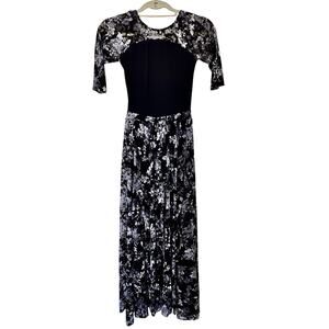 Revolution Floral Lace Spanish Style Dance Costume Dress AS